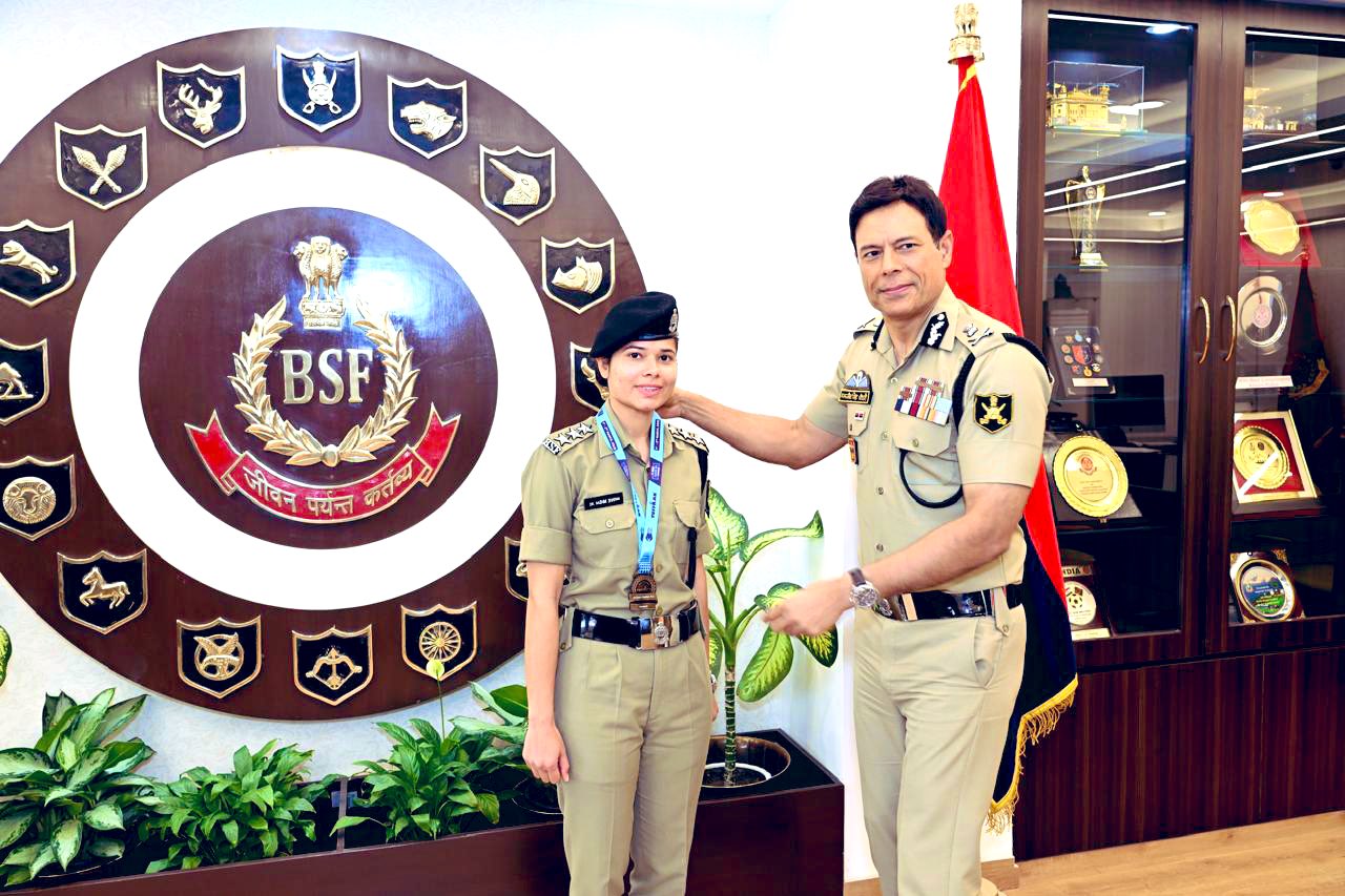 BSF's Dr. Rashmi Secures Third Place in 7th Tuffman 24-Hour Stadium Run