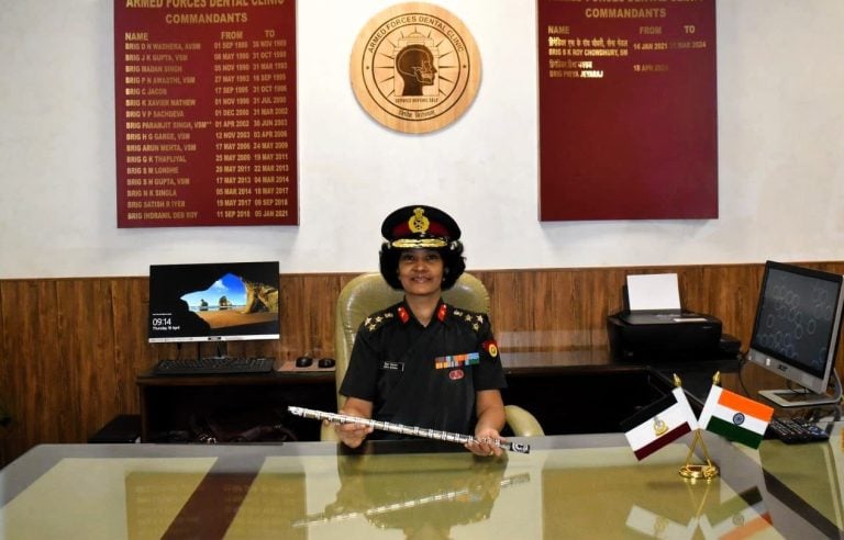 Brigadier Priya Jeyaraj Becomes First Woman to Lead Armed Forces Dental Clinic in New Delhi