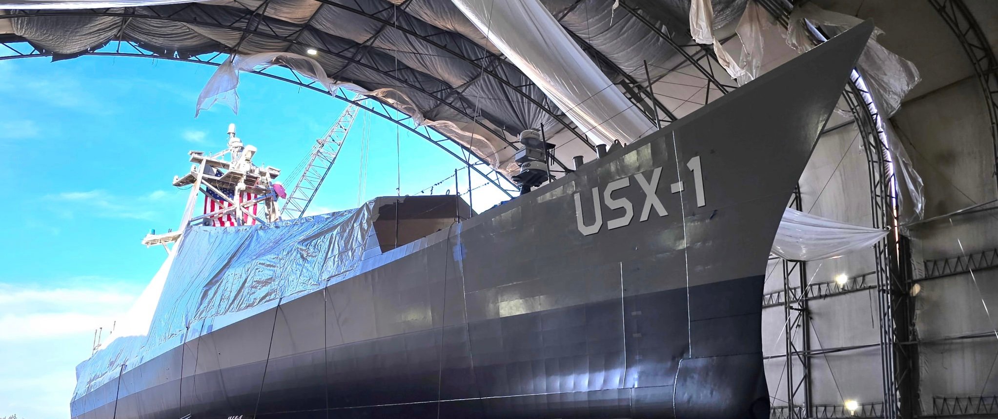 DARPA and Serco Launch First Fully Autonomous Warship: The USX Defiant Prototype Completed