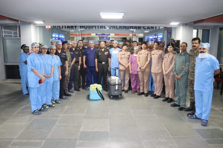 Indian Army Achieves Historic Organ Retrieval from Brain-Dead Patient in Jalandhar