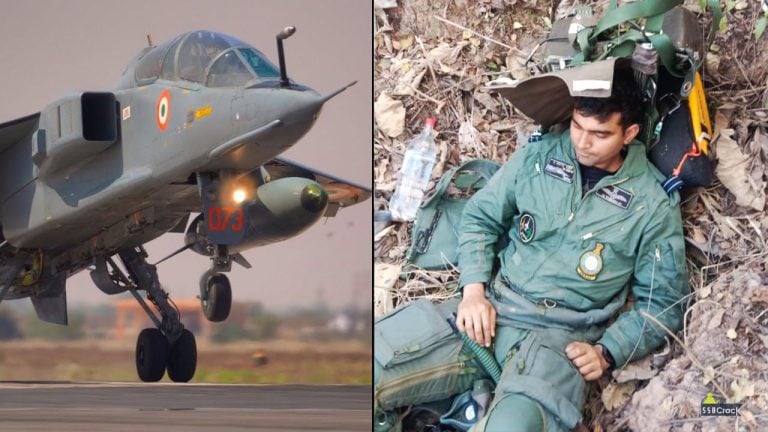 Jaguar Fighter Jet Crash in Ambala During Routine Training Sortie; Pilot Ejects Safely