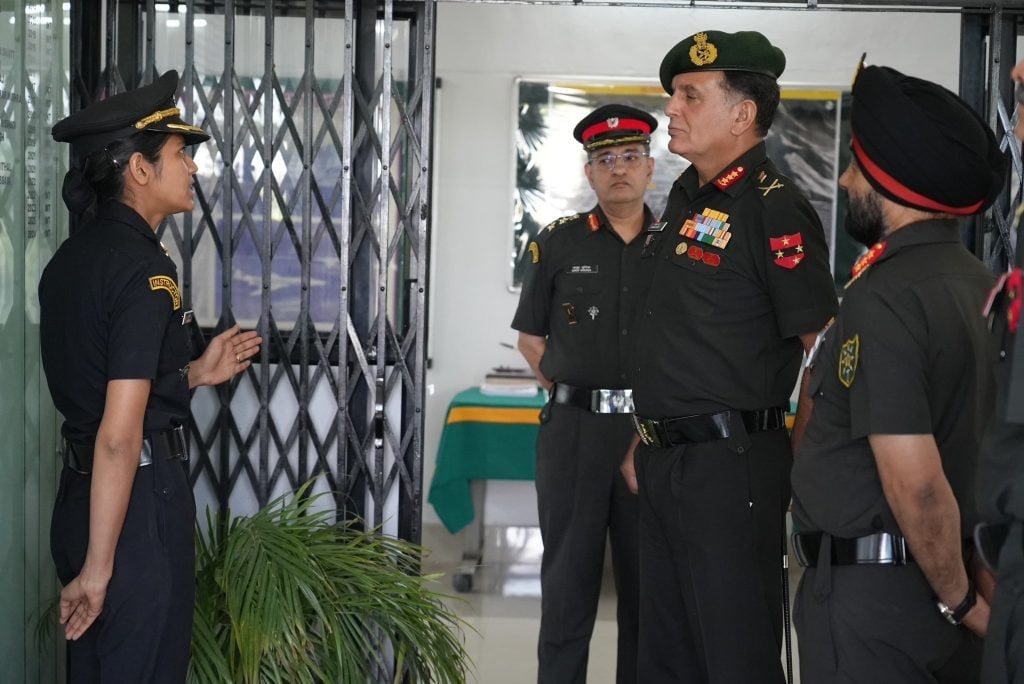 Lieutenant General Dhiraj Seth Reviews Military Intelligence Training School's Advancements Amid 75th Anniversary Celebrations