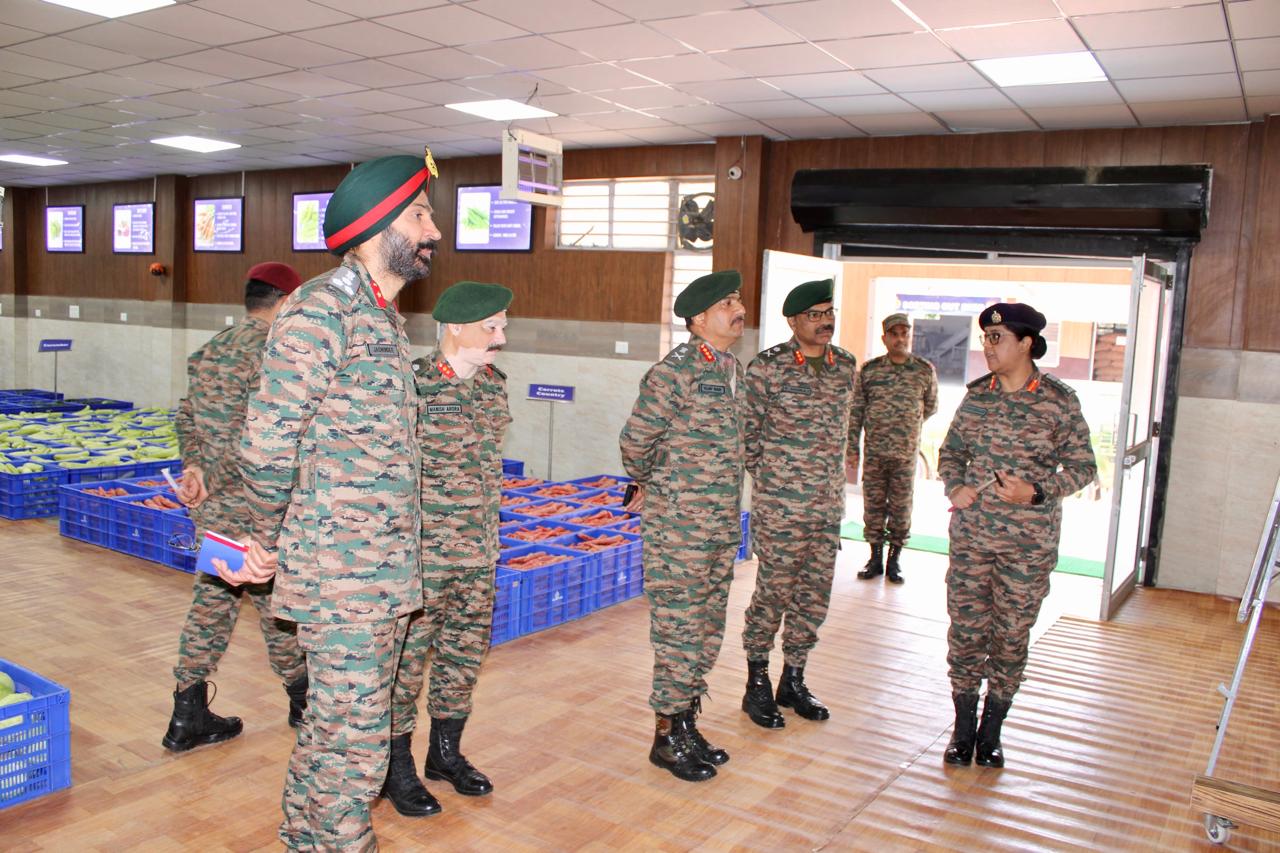 Lieutenant General Vijay B Nair Reviews Logistics and Air Maintenance in Northern Command