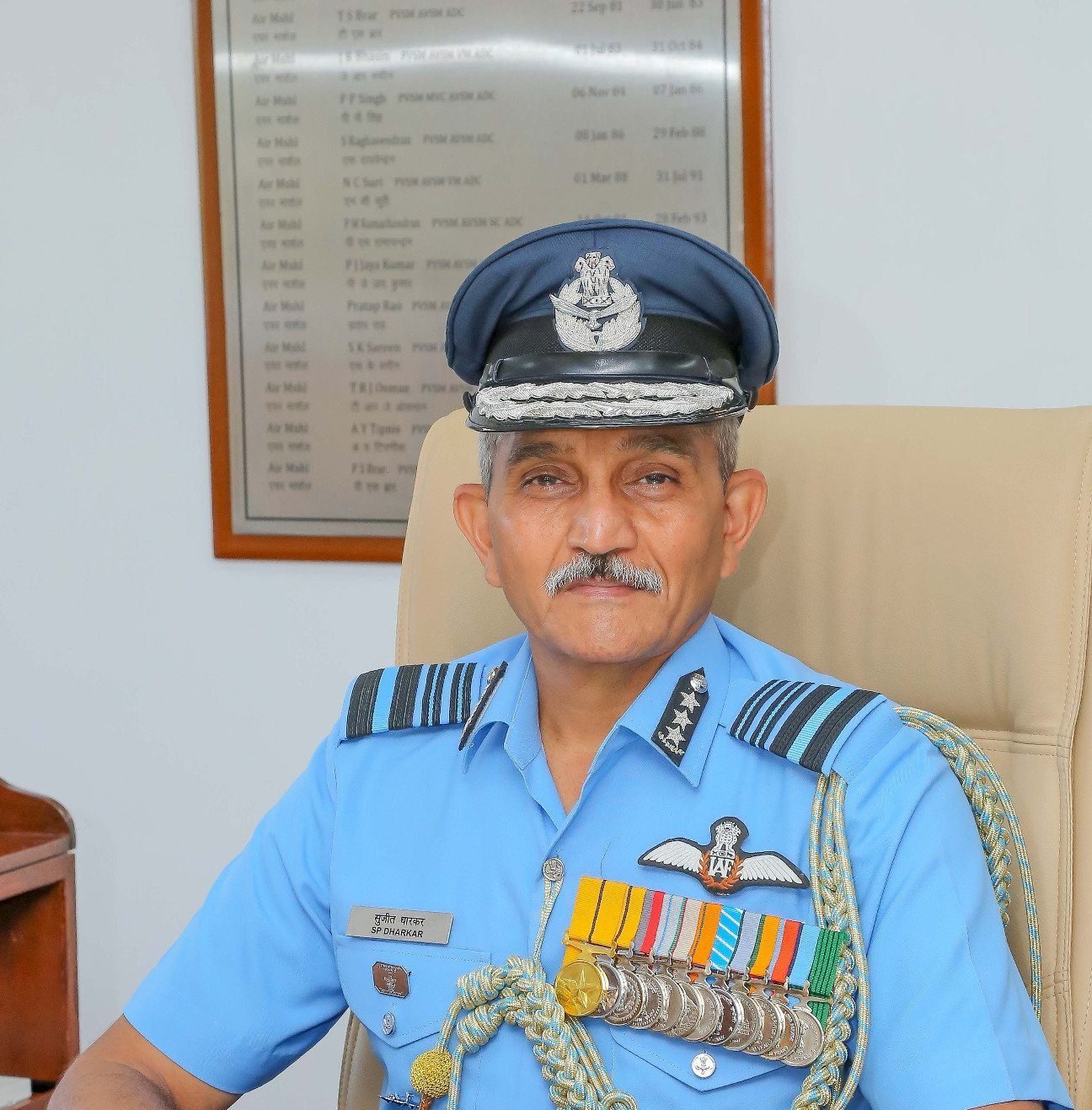 Indian Air Force Bids Farewell to Air Marshal SP Dharkar After 40 Years of Service