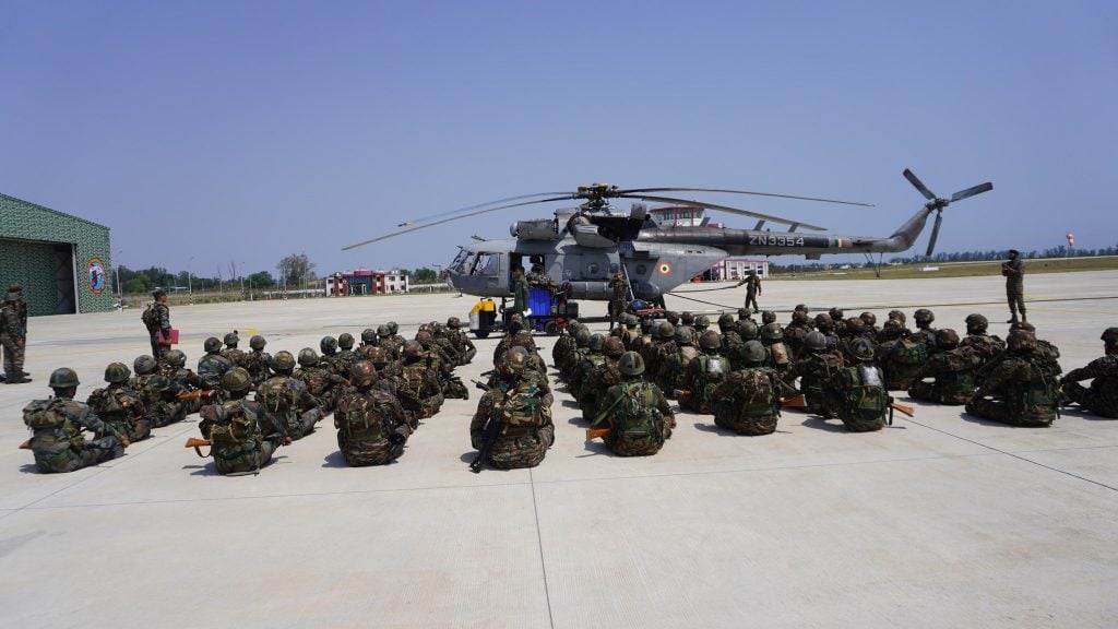 Indian Army and Air Force Conduct High-Intensity Special Heliborne Operations Exercise to Enhance Joint Tactical Coordination