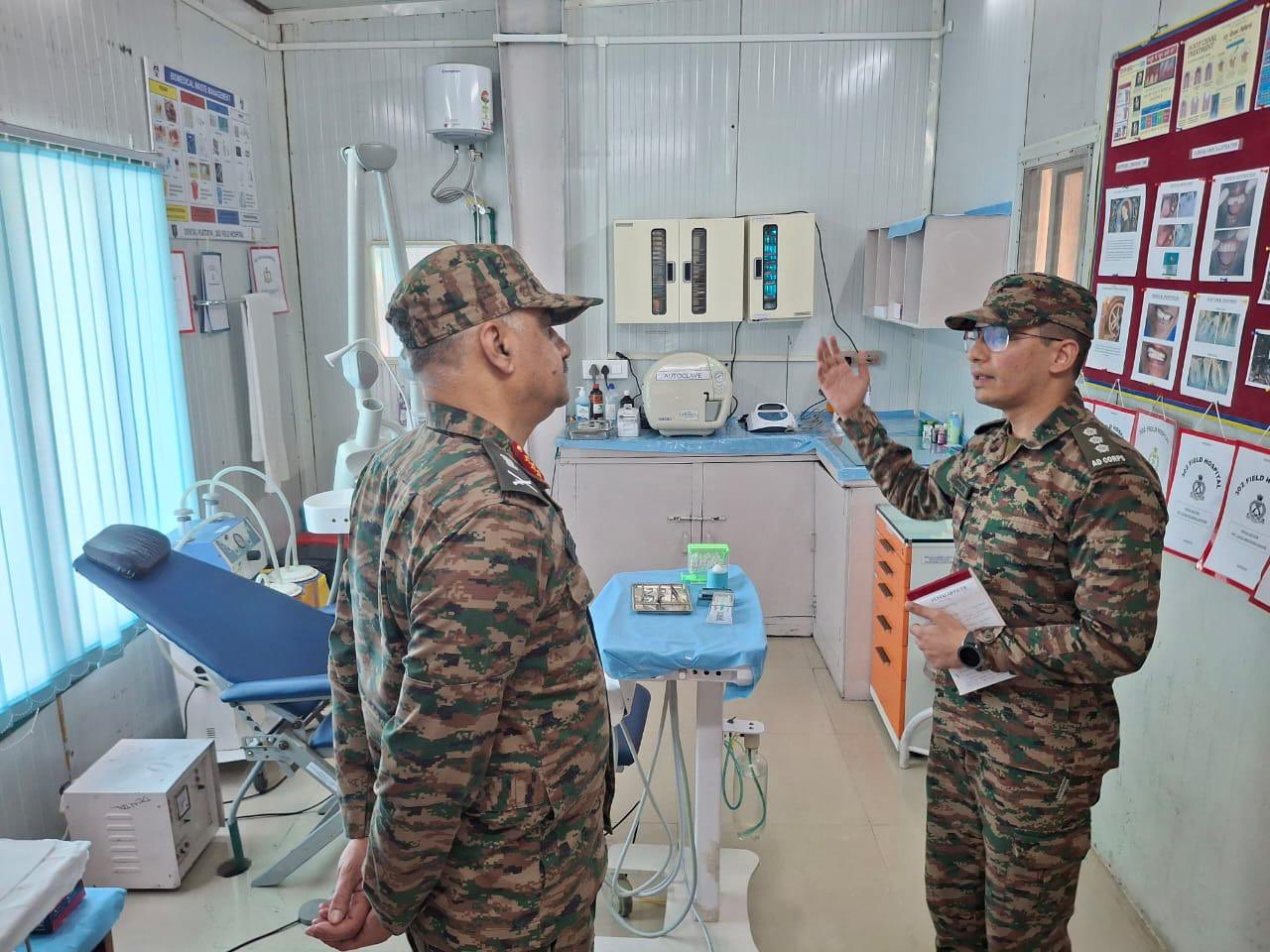 Indian Army's Lt Gen Vineet Sharma Visits Dental Sections in North East to Enhance Oral Healthcare