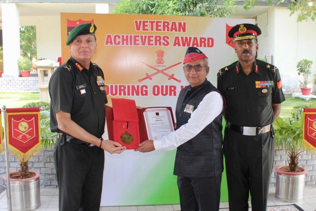 Southern Command Honors Veterans with 'Veteran Achievers Award' in Nagpur Ceremony