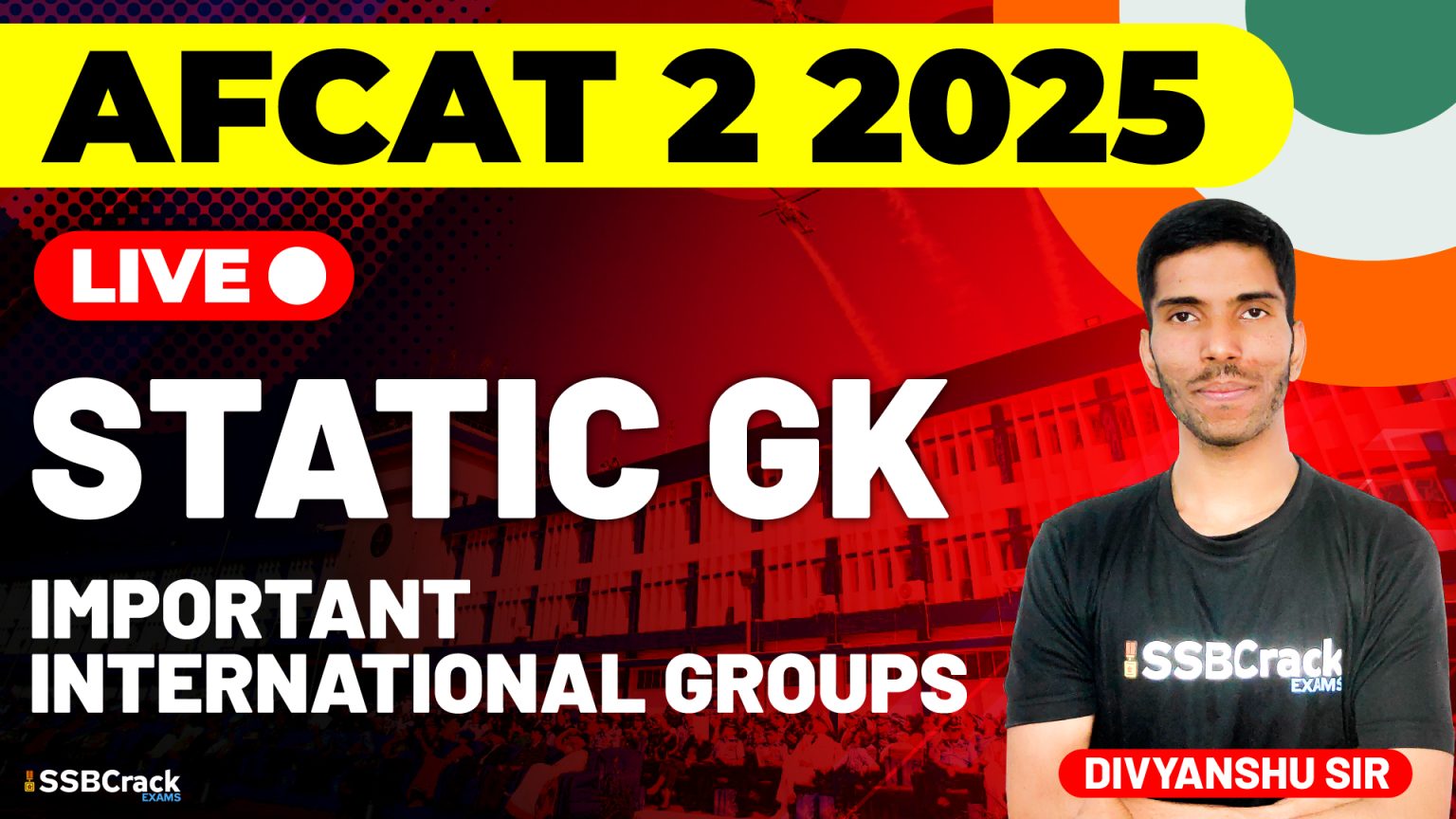 AFCAT 2 2025 Exam Static GK - Important International Groups