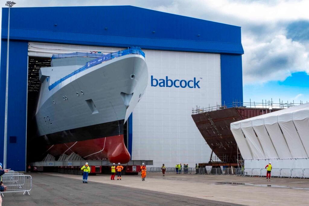 Babcock Unveils UK Royal Navy's First Type 31 Frigate HMS Venturer at Rosyth