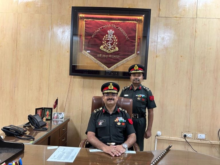 Brigadier Yashvir Mathur Takes Charge as Commandant of Military Hospital Prayagraj