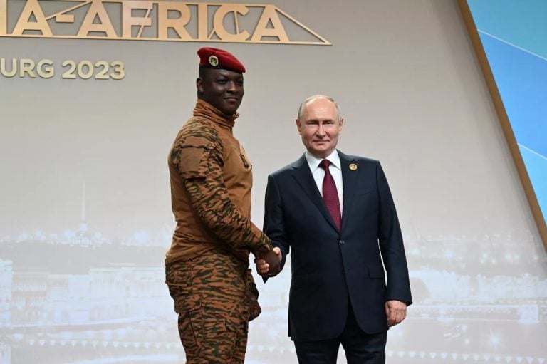 Burkina Faso President Calls for Deeper Ties with Russia During Moscow Visit