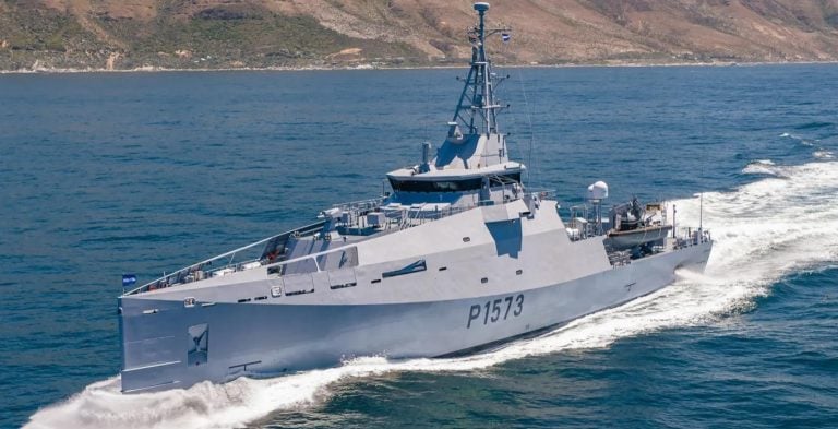 Damen Shipyards Cape Town Delivers Third Multi-Mission Inshore Patrol Vessel to South African Navy