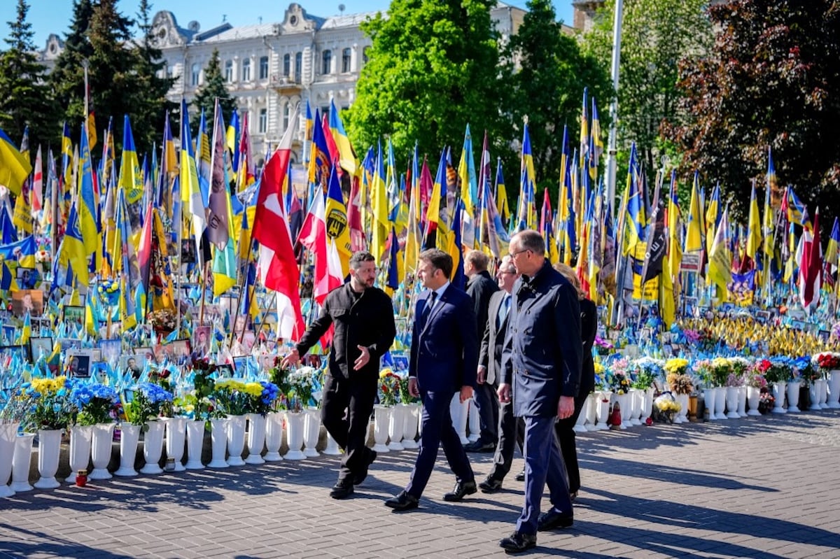 European Leaders Visit Ukraine, Urging Immediate Ceasefire with Russia