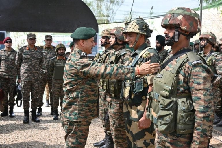 General Upendra Dwivedi Assesses Operational Readiness in Jammu & Kashmir Amid Rising Tensions