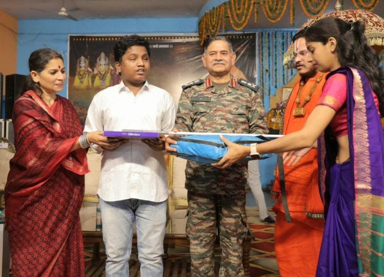 Indian Army Chief General Upendra Dwivedi Visits Chitrakoot Institutions to Promote Inclusion and Development