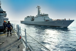 Indian Navy's IOS Sagar Arrives in Seychelles, Strengthening Maritime Diplomacy in the Indian Ocean