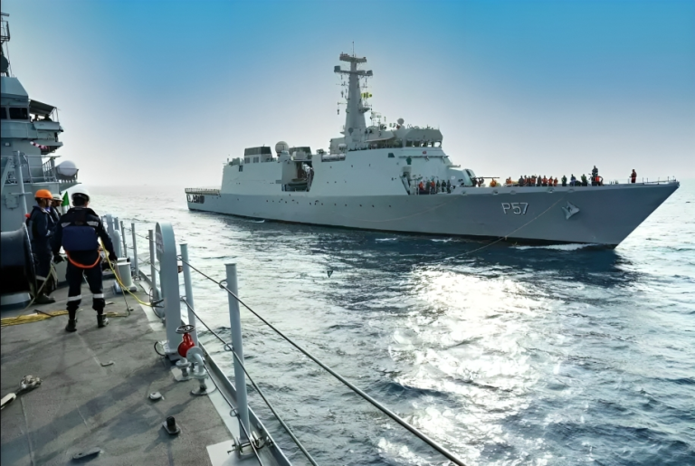 Indian Navy's IOS Sagar Arrives in Seychelles, Strengthening Maritime Diplomacy in the Indian Ocean