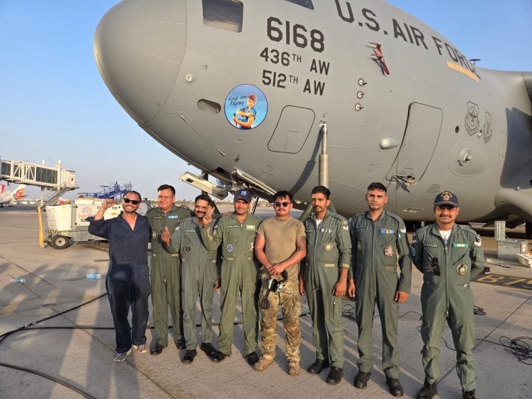 Indian and U.S. Air Forces Collaborate to Resolve Technical Issue on C-17 Globemaster III in Jaipur