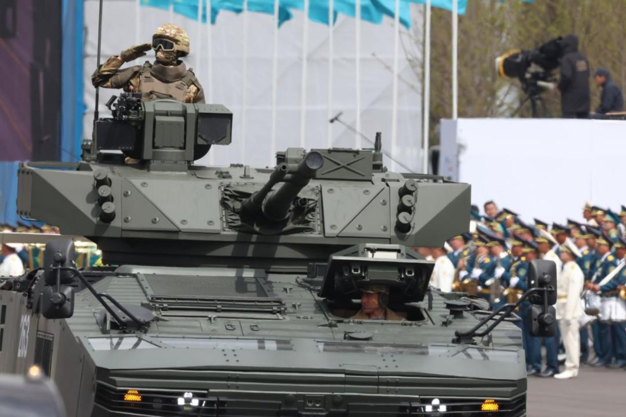 Kazakhstan Unveils Next-Generation Taimas 8×8 Infantry Fighting Vehicle
