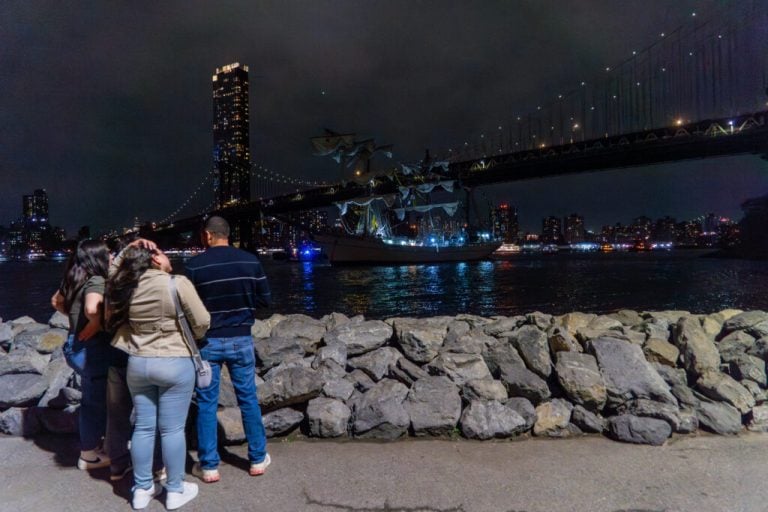 Mexican Navy Training Ship Collides with Brooklyn Bridge, Injuring 22
