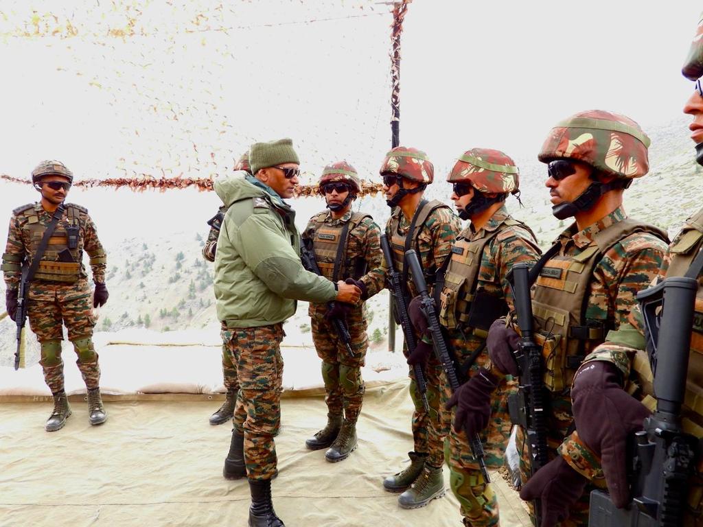 Northern Army Commander Visits Ladakh Frontlines Amidst Rising Tensions Following Terror Attack