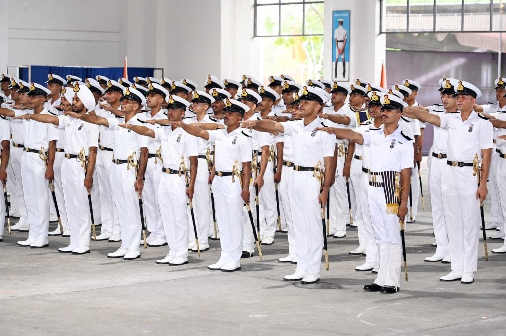 Oath of Allegiance Ceremony at Indian Naval Academy Marks Commitment of New Cadets