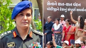 PM Modi Honored by Family of Colonel Sofiya Qureshi During Gujarat Roadshow