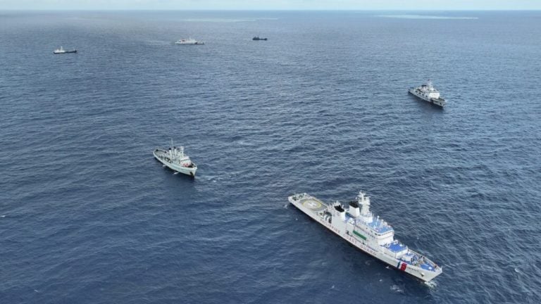 Philippine and US Coast Guards Hold First Joint Military Drills in South China Sea