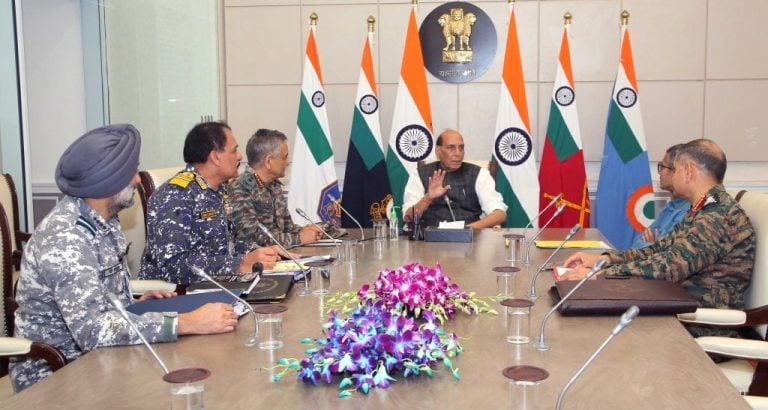 Rajnath Singh Chairs High-Level Meeting to Assess Security Situation Along Western Border