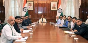 Rajnath Singh Reviews Defence Production with DPSUs, Emphasizes Research and Timely Delivery