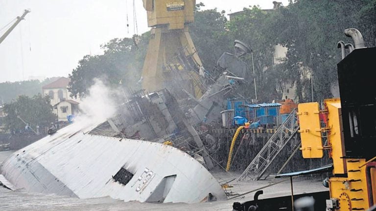 Recovery Efforts Underway for INS Brahmaputra After Catastrophic Accident
