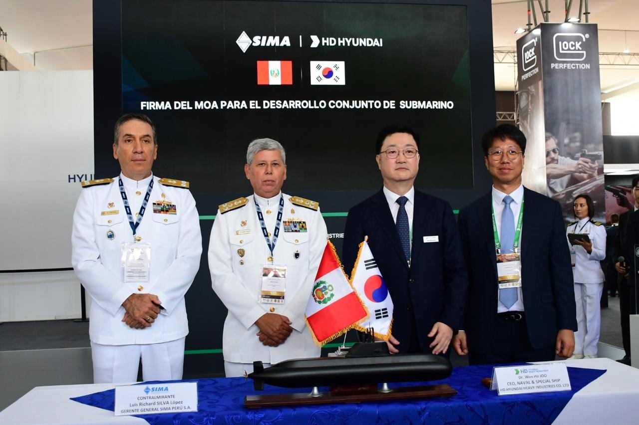 South Korea’s HD Hyundai Heavy Industries Joins Forces with Peru to Develop New Submarine for Navy модернизация