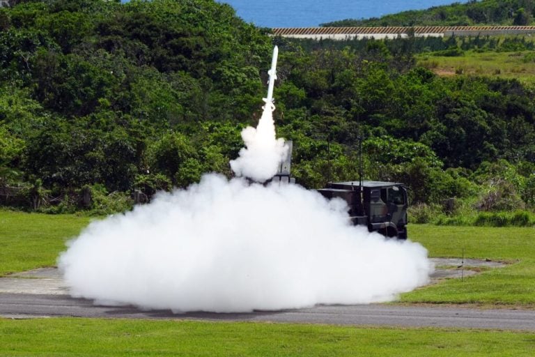 Taiwan Conducts First Live-Fire Test of Land Sword II Surface-to-Air Missile