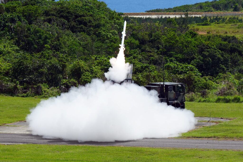 Taiwan Conducts First Live-Fire Test of Land Sword II Surface-to-Air Missile
