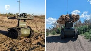 Ukrainian Ministry of Defence Approves Deployment of "Krampus" Mobile Flamethrower UGV