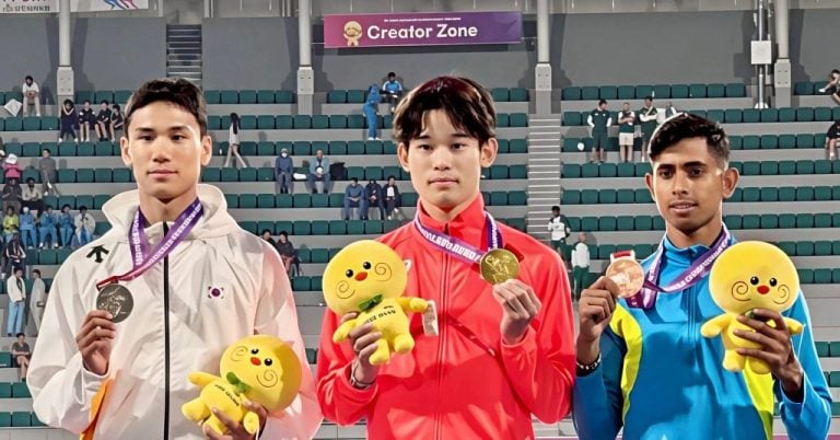 Yoonus Shah Wins Bronze Medal in Men's 1500m at 2025 Asian Athletics Championships