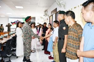 Assam Rifles Felicitates Newly Commissioned Officers from Manipur