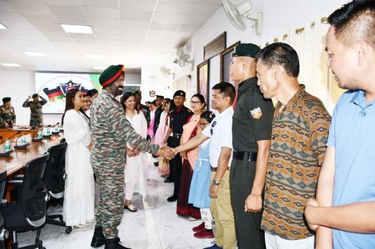 Assam Rifles Felicitates Newly Commissioned Officers from Manipur