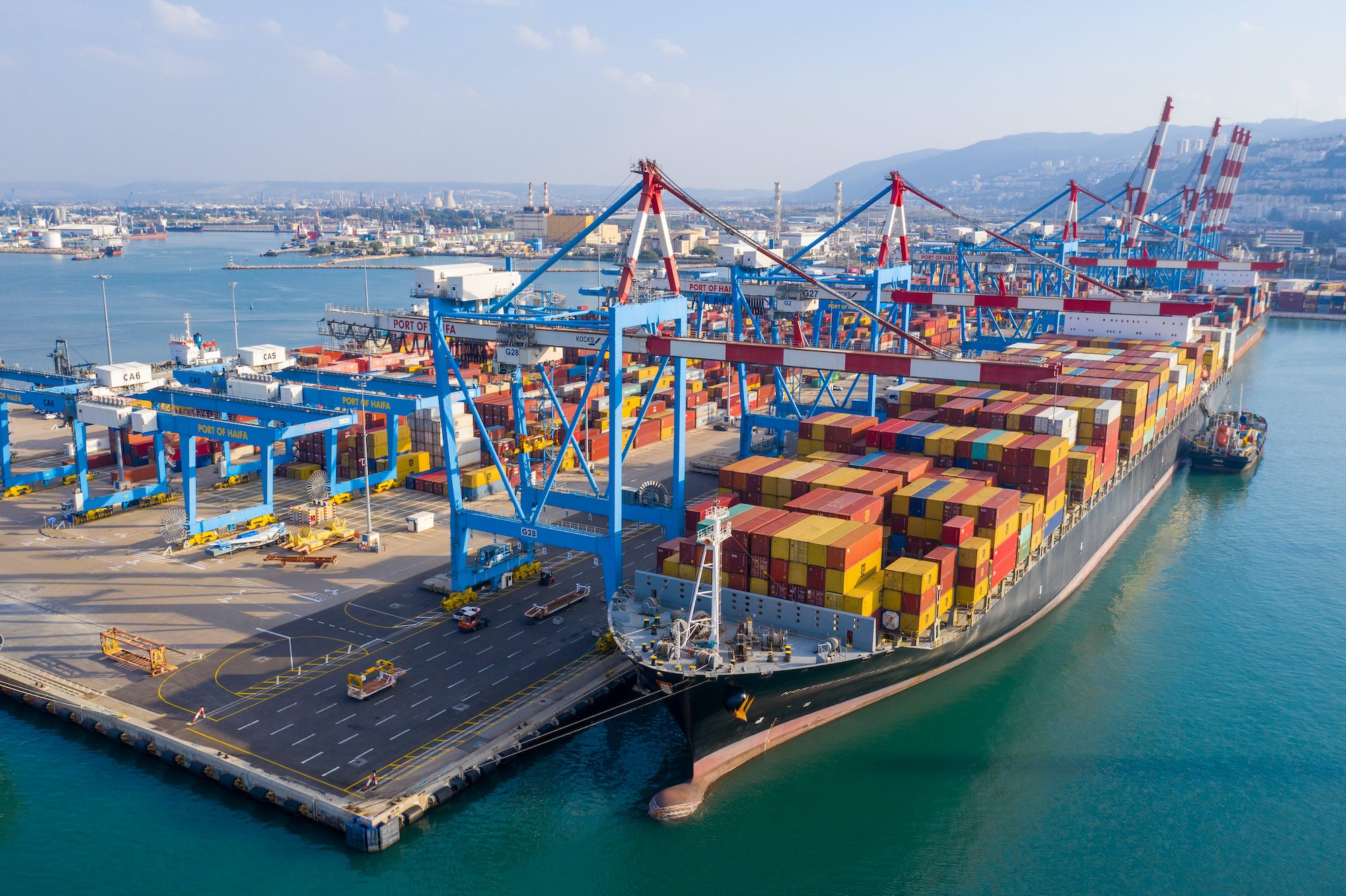 Haifa Port Unaffected by Iran's Missile Strikes