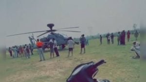 IAF Apache helicopter makes emergency landing in Punjab, pilots safe