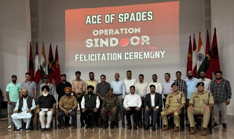 Indian Army Honors Civilians for Their Role in Operation Sindoor in Rajouri Ceremony