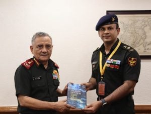 Indian Army Officer Presents Book on Technological Innovation in Defence Strategy