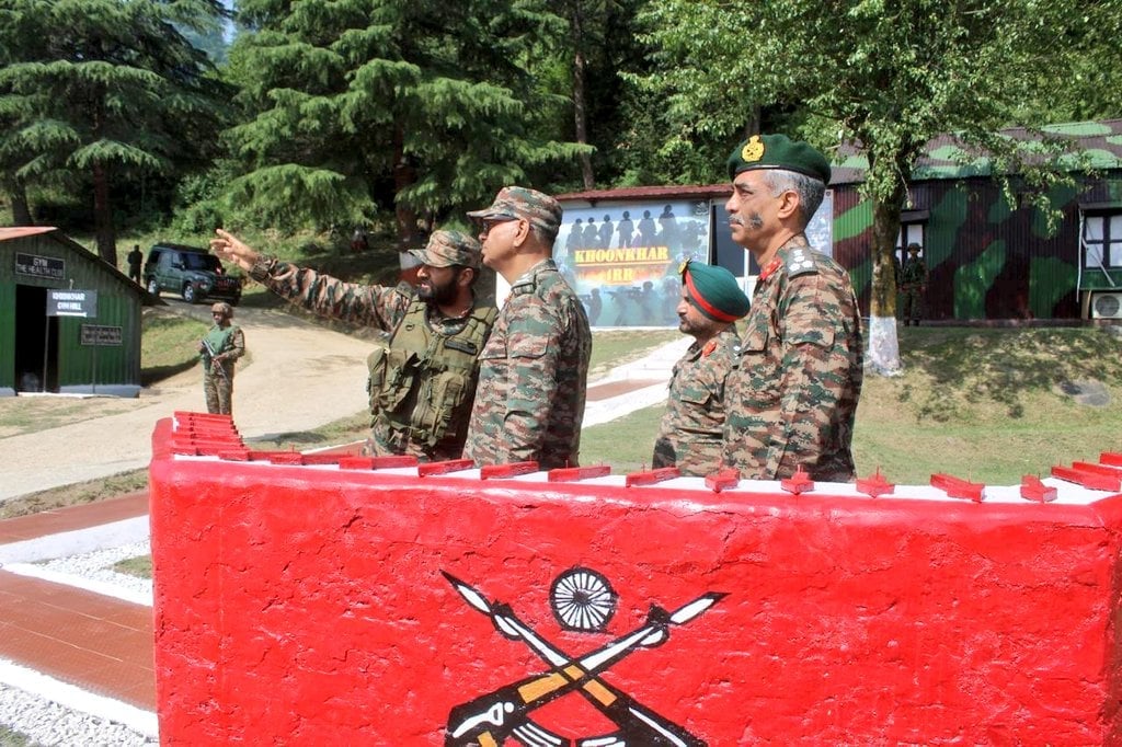 Indian Army Reviews Operational Readiness Along Line of Control in Naushera and Bhaderwah Regions