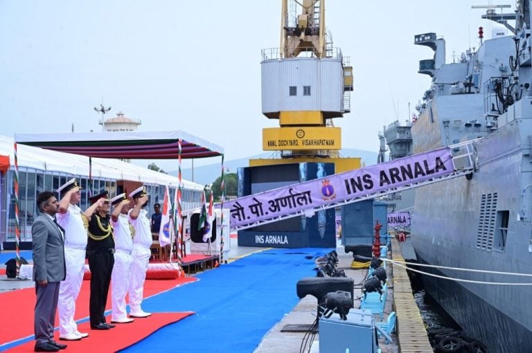 Indian Navy Commissions INS Arnala, First Indigenously Designed Anti-Submarine Warfare Vessel