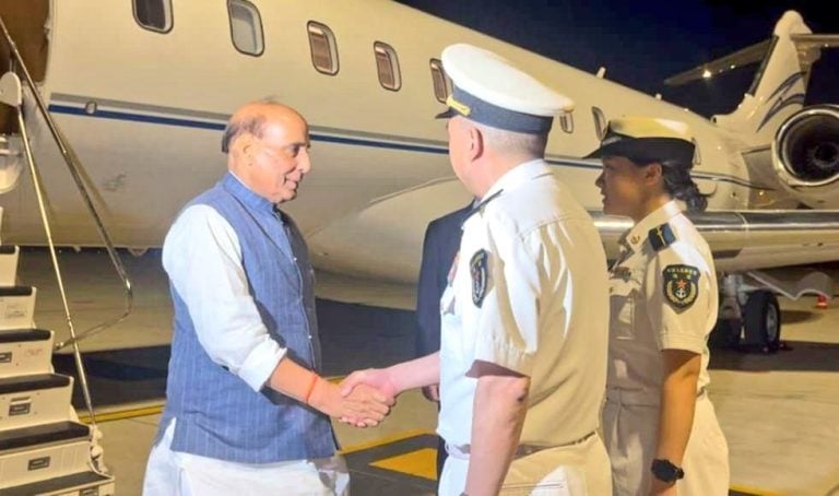 India's Defence Minister Rajnath Singh Participates in SCO Defence Ministers' Meeting in China