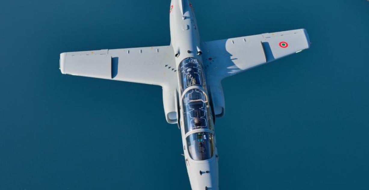 Italian Air Force Inducts Leonardo-Made M-345 Jet Trainer Into Fleet