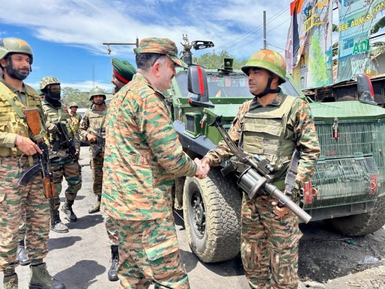 Lieutenant General Pendharkar Reviews Security Operations in Manipur Amid Ongoing Ethnic Violence