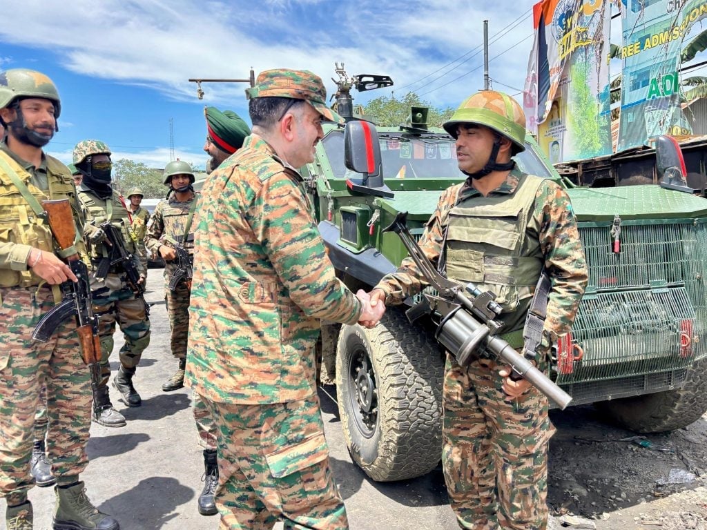 Lieutenant General Pendharkar Reviews Security Operations in Manipur Amid Ongoing Ethnic Violence