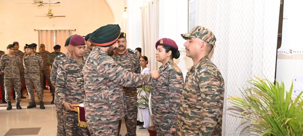 Lt Gen Manjinder Singh Visits Military Hospital Jaipur to Support Early Intervention for Differently-Abled Children