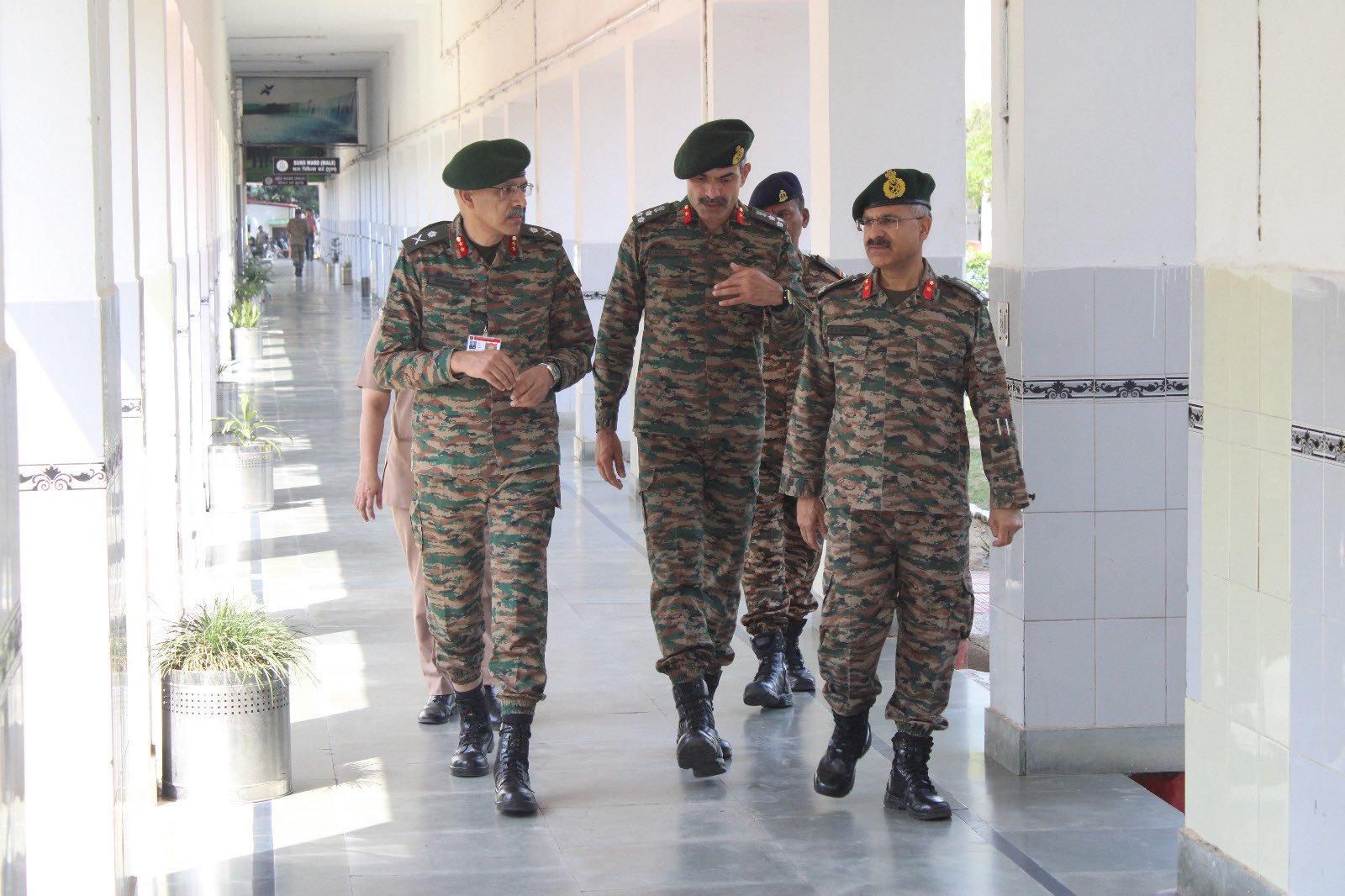 Major General D Vivekanand Evaluates Medical Readiness at Military Hospital Pathankot
